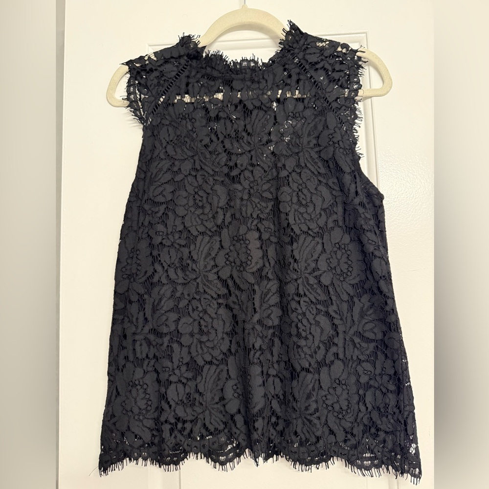 NWT Generation Love Black Steffina Lace Blouse size S